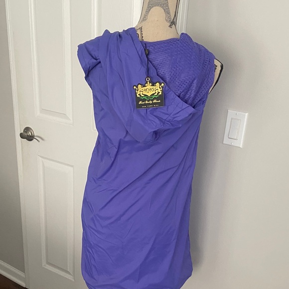 Akademiks Vibrant Purple Zip-Up Dress NWT size-M - Picture 4 of 10